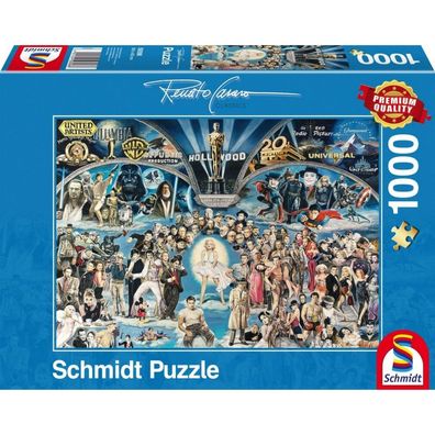 Puzzle Schmidt Spiele Hollywood 69,3 x 49,3 cm 1000 Stücke