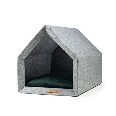 Hundehaus "PetHome" Rexproduct Hellgrau S - L,100 % recycelte Materialien