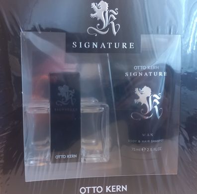 Otto Kern Signature 30ml EDT Eau de Toilette & 75ml Body Shampoo Geschenkset OVP