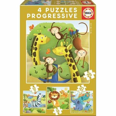 Puzzle Educa Wild Animals (73 pcs)