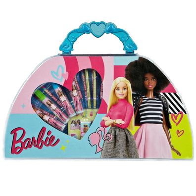 Malkoffer 51teilig | Barbie | Kreativ-Set Malen & Gestalten