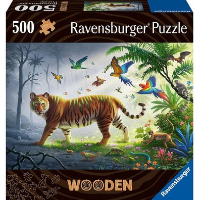 Wooden Puzzle Tiger im Dschungel (505 Teile)