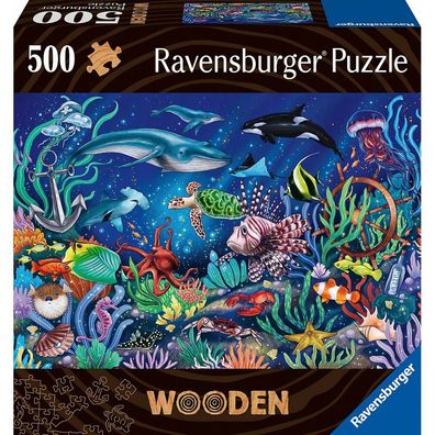 Wooden Puzzle Unten im Meer (505 Teile)