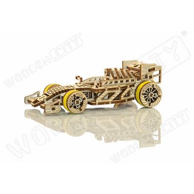 WOODEN CITY 3D-Puzzle Rennwagen Bolid 108 Teile