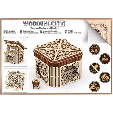 WOODEN CITY 3D-Puzzle Mysterious Box 176 Teile