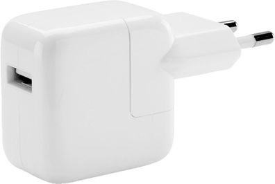 Apple 12W USB Power Adapter Ladeadapter Netzteil Ladegerät Reiseladegerät weiß