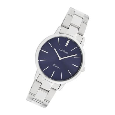 Oozoo Edelstahl Damen Uhr C20041 Quarzuhr Armband silber Vintage Series UOC20041