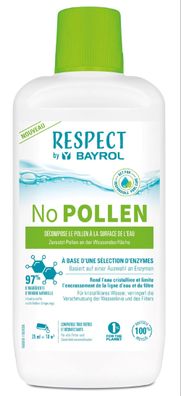 Respect by Bayrol No Pollen 1l zur Zersetzungen von Pollen die sich auf der Wasser...
