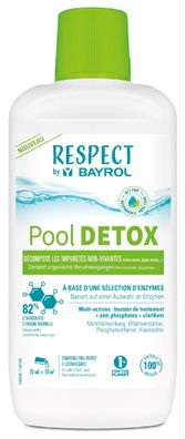 Respect by Bayrol Pool Detox 1l zum Entfernen von organischen Verunreinigungen ...