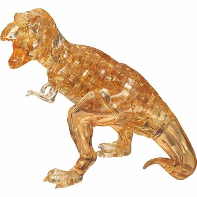 HCM KINZEL 3D-Kristallpuzzle Tyranosaurus Gelb 49 Teile