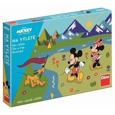 DINO Kinderspiel Mickey und seine Freunde auf einem Ausflug