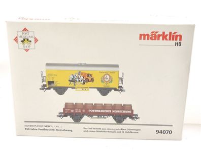 Märklin H0 PMS 62-08 Güterwagen-Set 2-tlg. "350 Jahre Postbrauerei Nesselwang"
