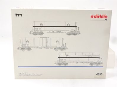 Märklin H0 4855 Güterwagen-Set Kesselwagen-Set 3-tlg. "EVA" DB / NEM MHI