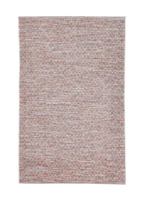 Teppich Velis 290 x 200 cm Polypropylen Rot Wohnzimmer Esszimmer