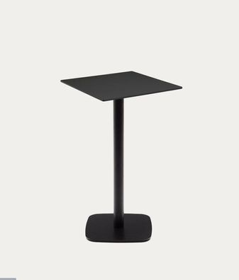 Outdoor- Tisch Dina 60 x 97 x 90 cm Stahl, Phenolplatte schwarz Tisch Outdoor