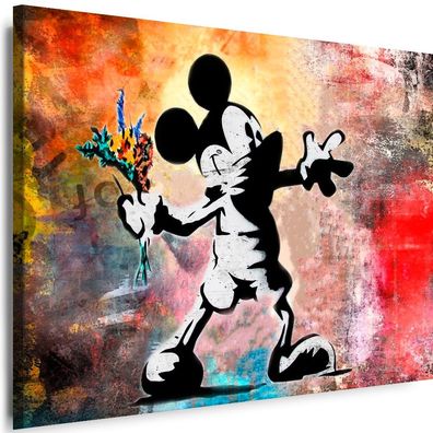 Leinwand Bilder Cartoons Disney Micky Maus Film Kinderzimmer Kunstdruck Wandbilder