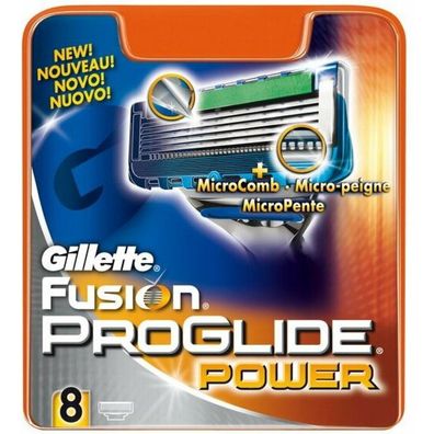 Gillette Fusion Proglide Power Ersatzklingen 8 Stück für Männer