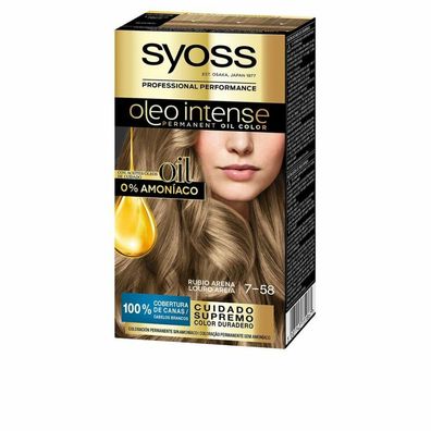 Syoss Oleo Intense Permanent Hair Color 7-58 Sand Blonde