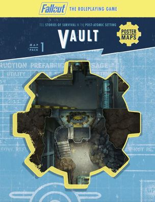 Fallout RPG Map Pack 1 Vault (Modiphius) - MUH580220
