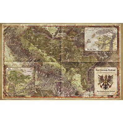 Warhammer Fantasy-Rollenspiel 4te Edition - WFRSP - Landkarte Reikland - US83012