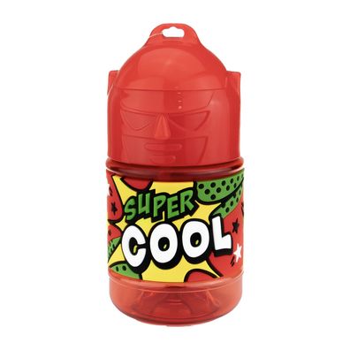 Wasserflasche f. Kinder mit Namen für Schule und Freizeit-BPA frei-Trinkflasche Cool