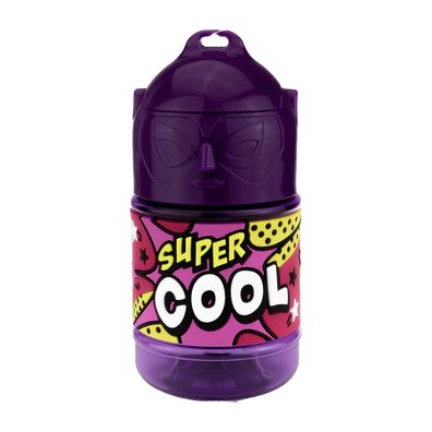 Wasserflasche f. Kinder mit Namen für Schule und Freizeit-BPA frei-Trinkflasche Cool