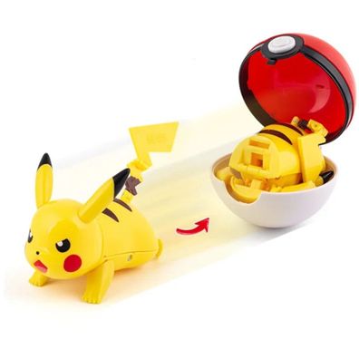 Pikachu Poké Balls Pokéball Sammler Spielzeug Figur mit Pokeball Pokemon Pokeballs