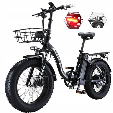 Keteles KF9 Elektrofahrrad E-Bike 1000W 48V Samsunga 35AH 45KM/ H 150KM 20 Zoll