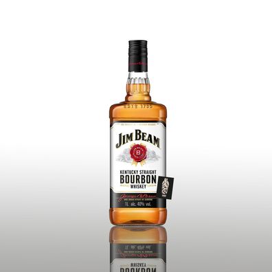 Jim Beam Kentucky Staight Bourbon Whiskey 1L (40% vol.)- [Enthält Sulfite]