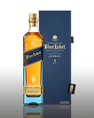 Johnnie Walker Blue Label 0,7l (40% vol.) Blended Scotch Whisky inkl. Geschenkb