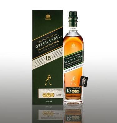 Johnnie Walker 15 Years Green Label blended malt Scotch Whisky 0,7l (43% vol.)