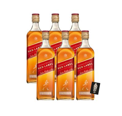 Johnnie Walker 6er-Set Red Label Blended Scotch Whisky 6x 0,7l (40% vol.) - [En
