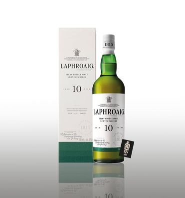 Laphroaig 10 Years Old Islay Single Malt 0,7l (40% vol.) - [Enthält Sulfite]
