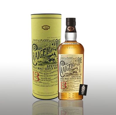 Craigellachie 13 Jahre alt Highland Single malt whisky (46 % VOL.) 0,7l inkl. G