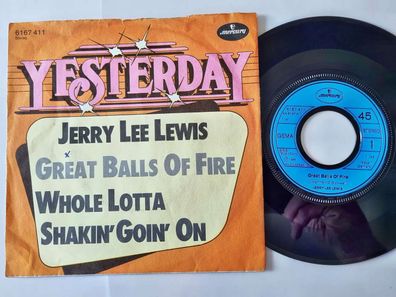 Jerry Lee Lewis - Great balls of fire/ Whole lotta shakin' goin' on 7'' Vinyl