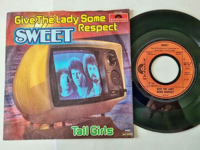 Sweet - Give the lady some respect 7'' Vinyl Germany