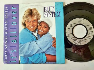 Blue System/ Dionne Warwick - It's all over (Radio Version) 7'' Vinyl Germany