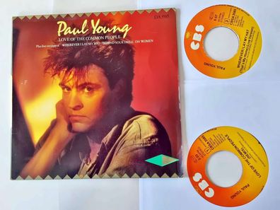 Paul Young - Love of the common people 2 x 7'' Vinyl Holland + 3 LIVE TRACKS