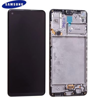 Original Samsung Galaxy A21S 2020 A217F LCD Display Touch Screen Schwarz