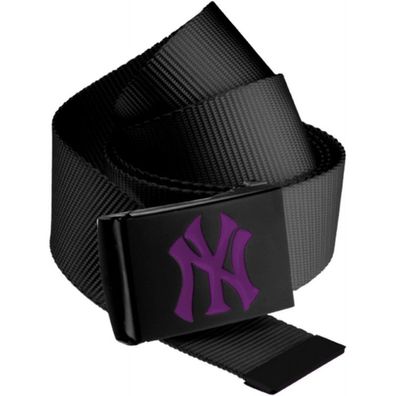 NEW YORK Yankess gewebter NY Premium Gürtel Violett MSTRDS N.Y. MLB Cap Gürtel