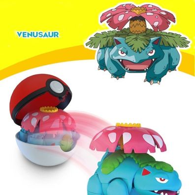 Bisaflor Pokeball Poké Balls Sammler Spielzeug Figur in Box Pokéball Pokemon Game