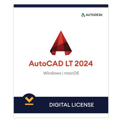 Autodesk Autocad LT 2024, Vollversion, Deutsch, Windows