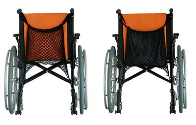 Russka Rollstuhlnetz mit Innentasche Einkaufsnetz Netz Tasche Rollstuhl Zubehör
