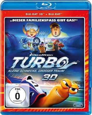 Turbo (BR) 3D/2D Kl. Schnecke, gr. Traum Min: 96/ DD5.1/ WS Dreamworks - Universal...