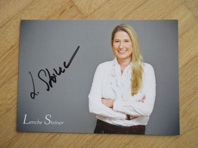 Vox Die Höhle der Löwen FDP Politikerin Lencke Steiner - handsigniertes Autogramm!!!