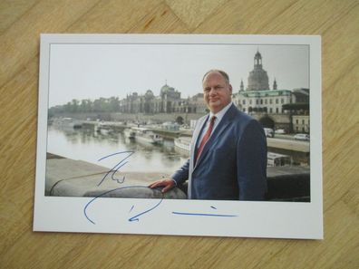 Oberbürgermeister von Dresden Dirk Hilbert - handsigniertes Autogramm!!