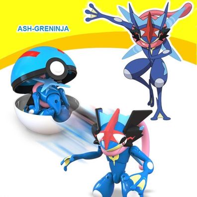 Greninja Pokeball Poké Balls Sammler Spielzeug Figur in Box Pokéball Pokemon Game
