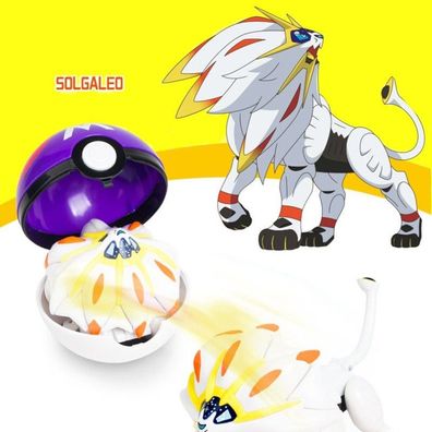Solgaleo Pokeball Poké Balls Sammler Spielzeug Figur in Box Pokéball Pokemon Game