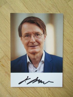 Bundesminister SPD Prof. Dr. Karl Lauterbach - Autogramm!!!
