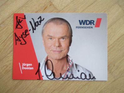 WDR Fernsehmoderator Jürgen Domian - handsigniertes Autogramm!!!